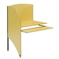 thumbnail image 1 of Privacy Study Carrel Add-On Unit, Teak, 32-1/4"W x 24-1/2"D x 48"H, 1 of 1