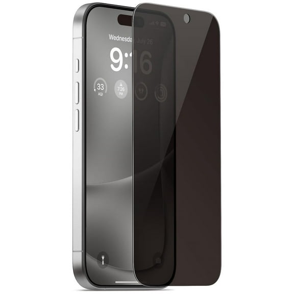 Privacy Tempered Glass Screen Protector for iPhone 16 Pro