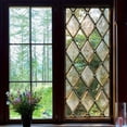 thumbnail image 1 of Privacy Window Film 17.7"x39.4" Home Decorative Geometry Glass Window Film PVC Static Cling Sticker for Glass Door Home and Office Bathrooms Glass Sticker, 1 of 7