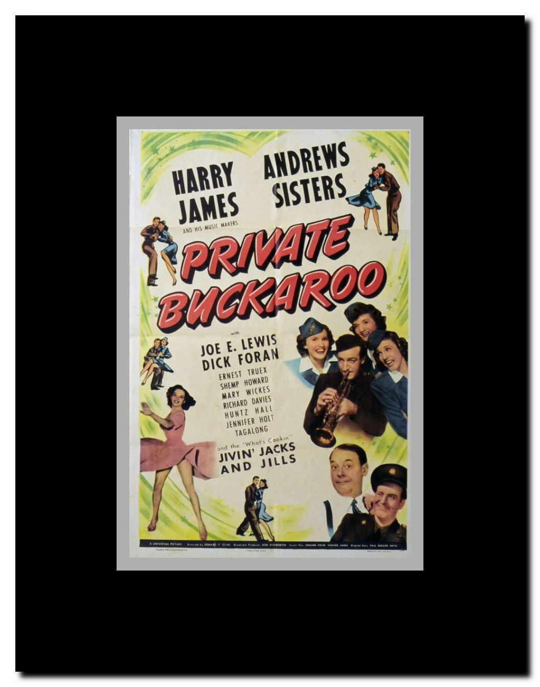 Private Buckaroo Framed Movie Poster