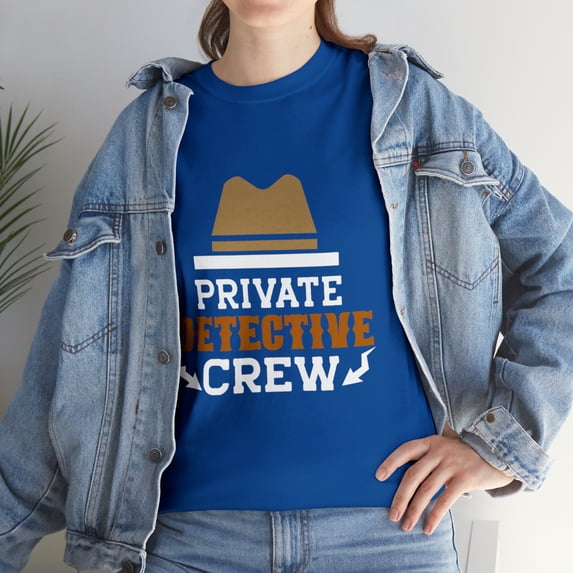 Private Detective Crew Spy Observation T-Shirt