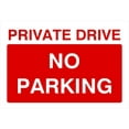 thumbnail image 1 of Private Drive No Parking Sign Parking Signs & Permits Metal Sign Tin Sign 12x16 Inch - Caution Safety Warning Security Signs Indoor & Outdoor Signs for Home, Office, Work, 1 of 5