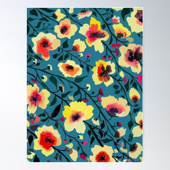 Private Garden Poster Wall Art, Modern Wall Decor For Living Room Bedroom, 12x18 UNFRAMED