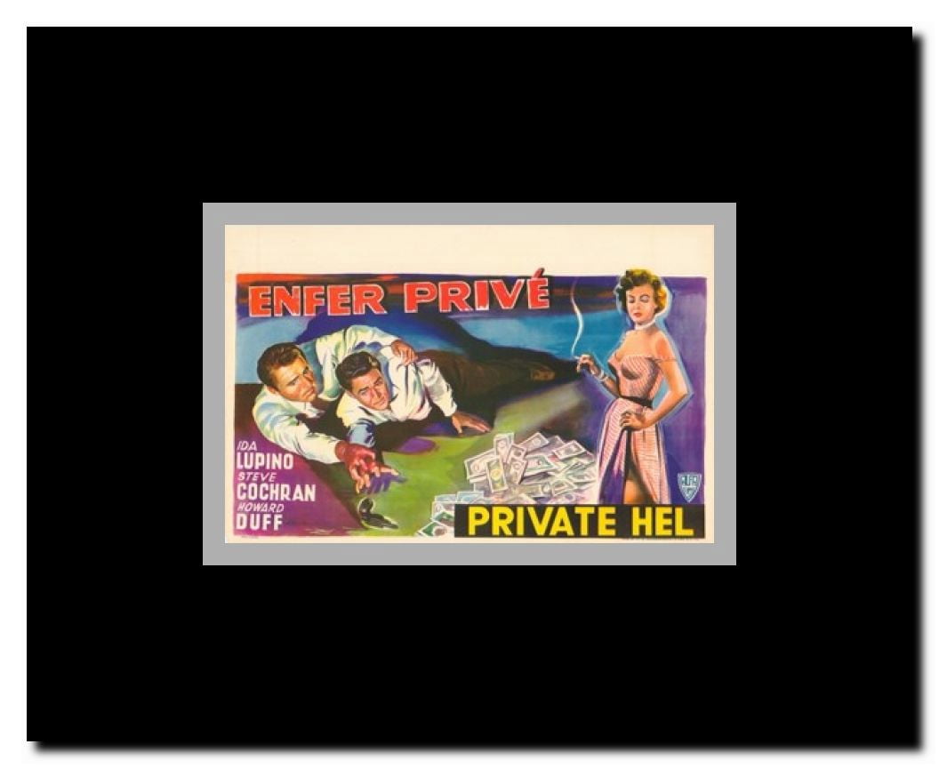 Private Hell 36 Framed Movie Poster