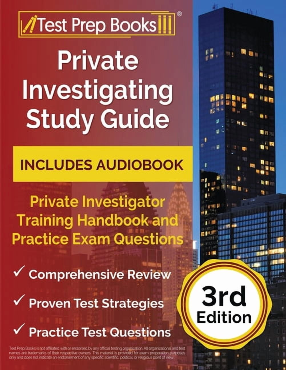 Private Investigating Study Guide: Private Investigator Training ...