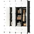 thumbnail image 1 of Private Jungle 14"x18" Depth 20 Cubes Organizer Shelves Clothes Dresser Closet Storage Organizer Cabinet Shelving Bookshelf Toy Organizer, 1 of 8