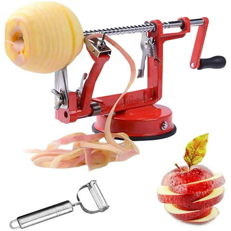 Quick Apple Peeler And Corer, Apple Peeler With Stainless Steel Blade, Hand  Crank Apple Peeler With Apple Corer