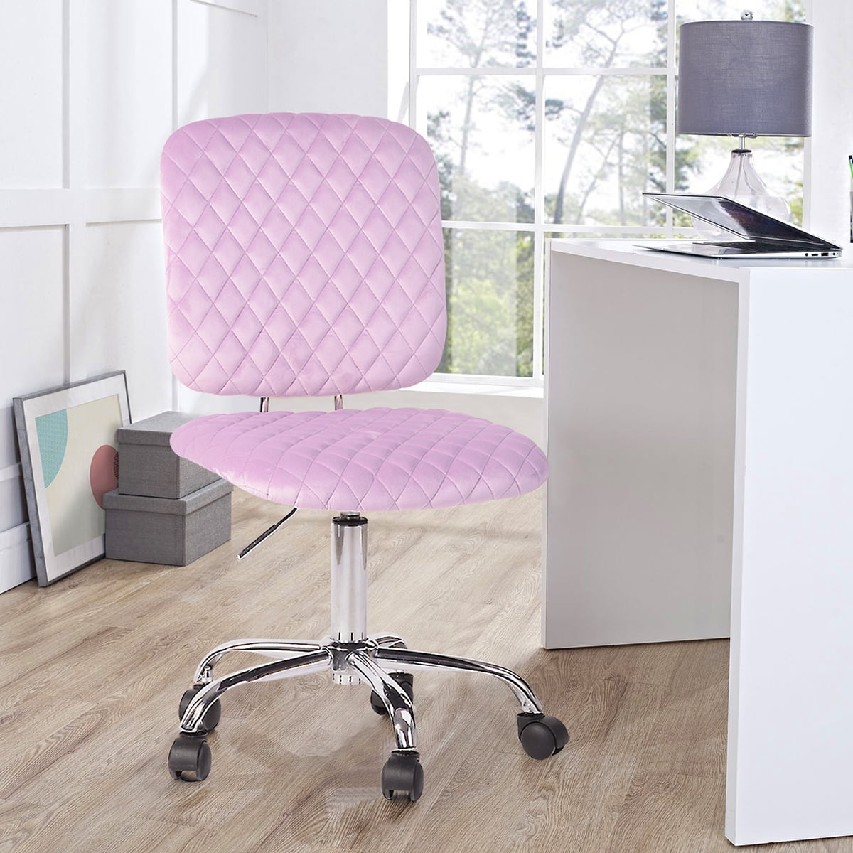 Private Jungle 360° Swivel Mid Back Swivel Task Chair Upholstery Task Chair, Home office chair Pink Private Jungle 360° Swivel Mid Back Swivel Task Chair Upholstery Task Chair, Home office chair Pink