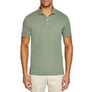 Private Label Slub Jersey Enzyme Wash Classic Fit Polo Green, XL