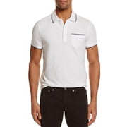 Private Label Tipped Regular Fit Polo Shirt White, Large