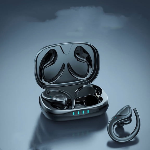Private Model Bluetooth Headset Binaural Wireless Sports Hanging Ear Type
