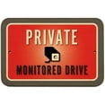 thumbnail image 1 of Private Monitored Drive Sign, 1 of 1