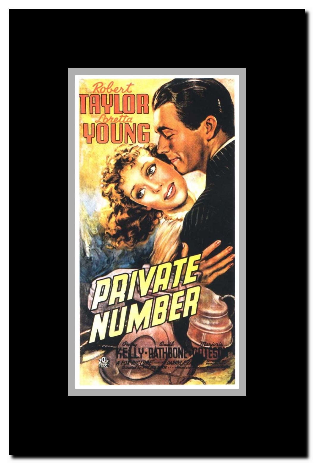 Private Number Framed Movie Poster