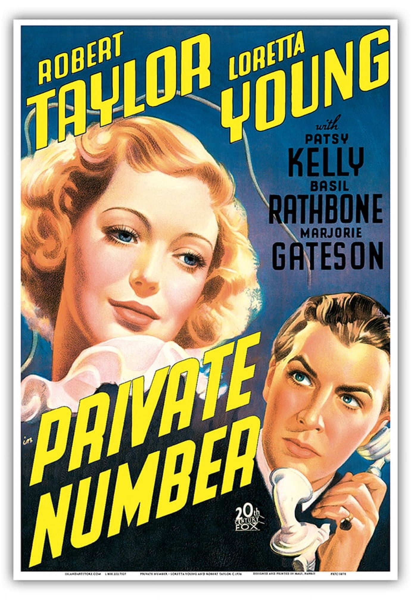 Private Number - starring Loretta Young and Robert Taylor - Vintage ...