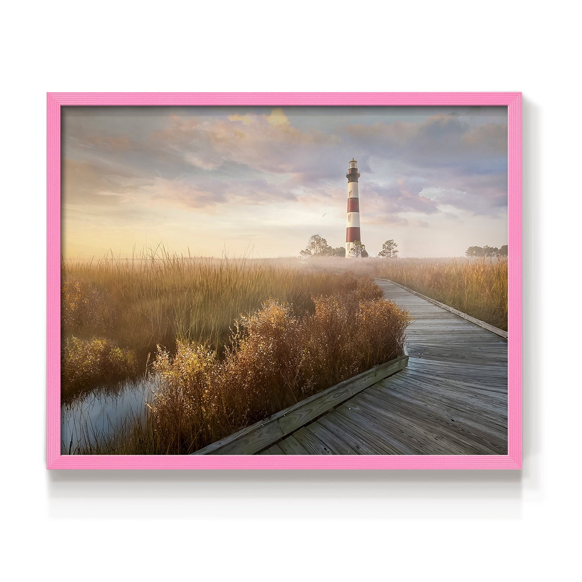 Private Path I by Mike Calascibetta - Restickable Framed Giclée Print