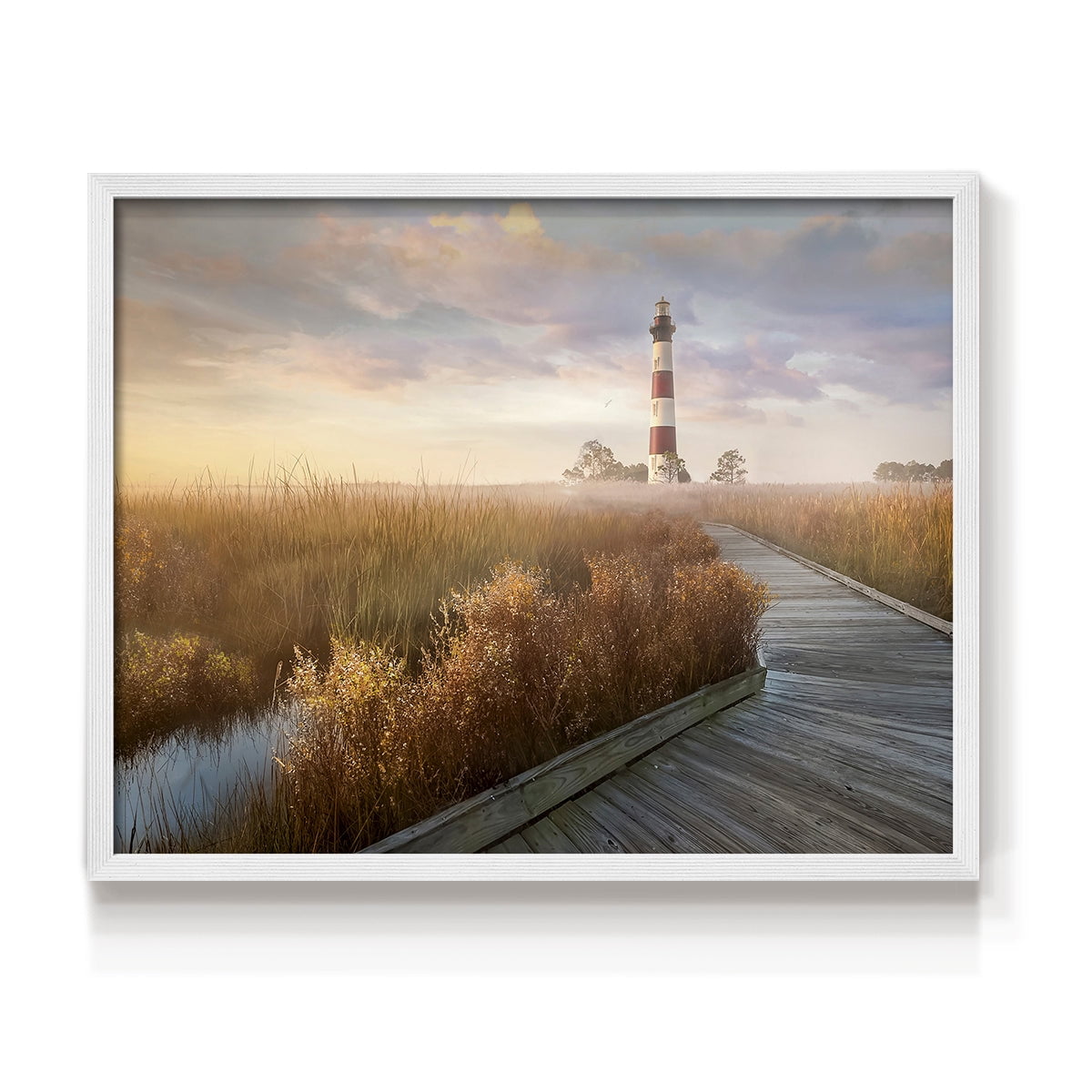 Private Path I by Mike Calascibetta - Restickable Framed Giclée Print