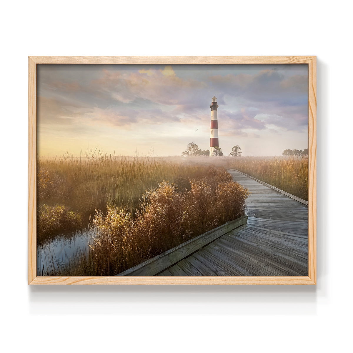 Private Path I by Mike Calascibetta - Restickable Framed Giclée Print