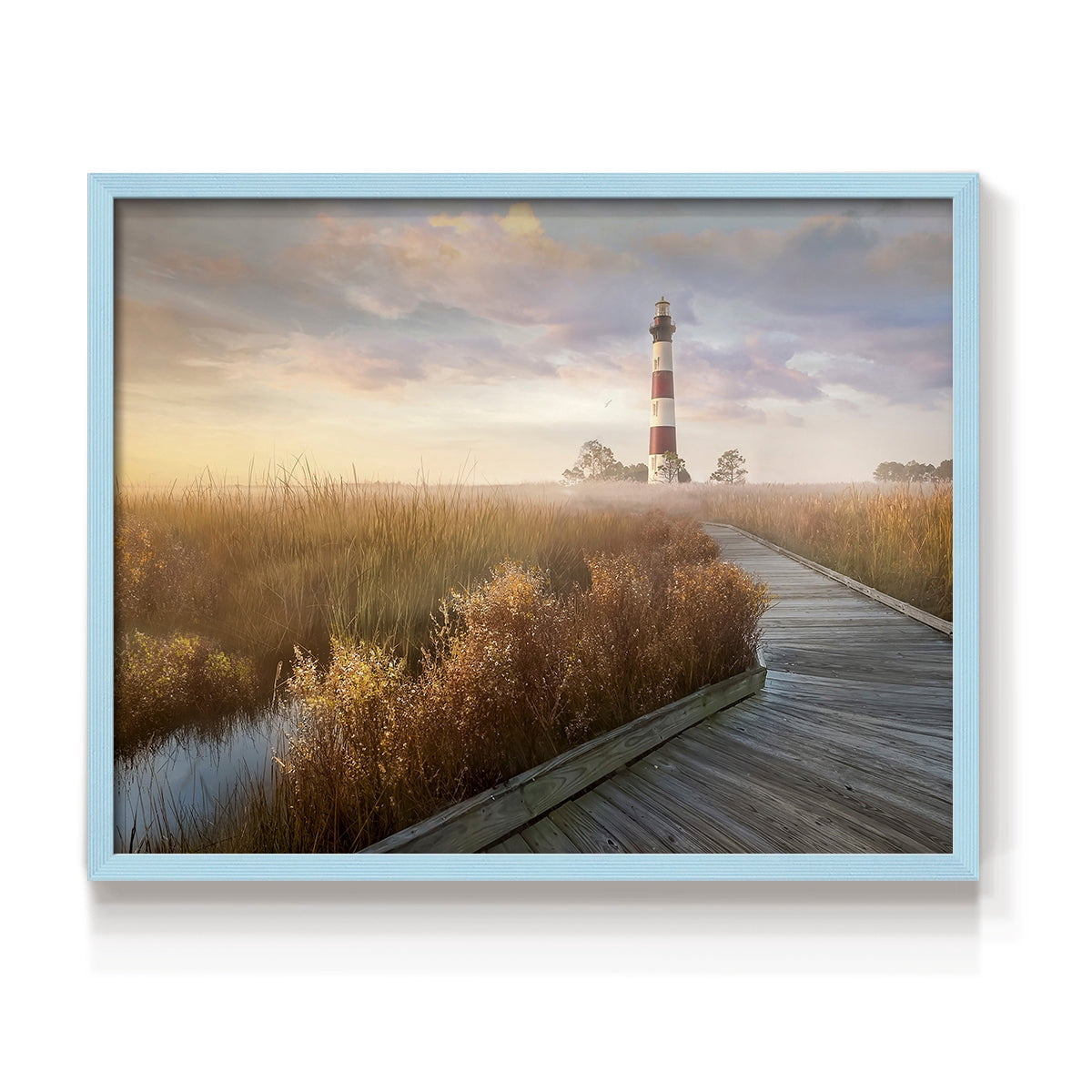Private Path I by Mike Calascibetta - Restickable Framed Giclée Print