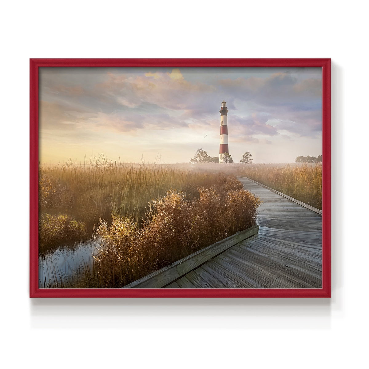 Private Path I by Mike Calascibetta - Restickable Framed Giclée Print