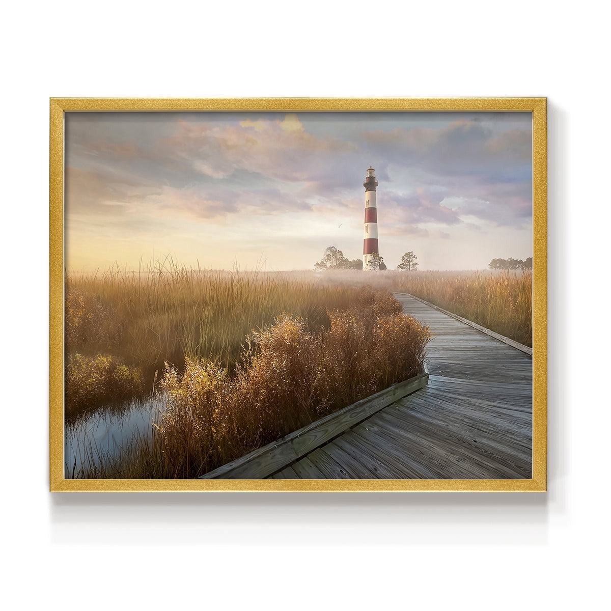 Private Path I by Mike Calascibetta - Restickable Framed Giclée Print