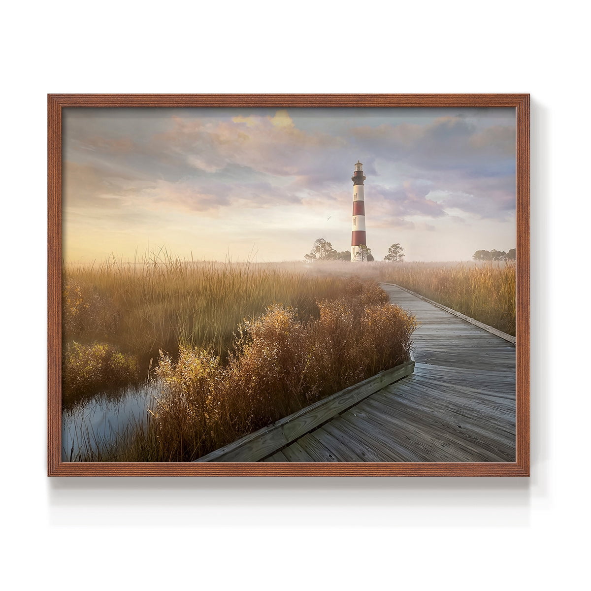 Private Path I by Mike Calascibetta - Restickable Framed Giclée Print