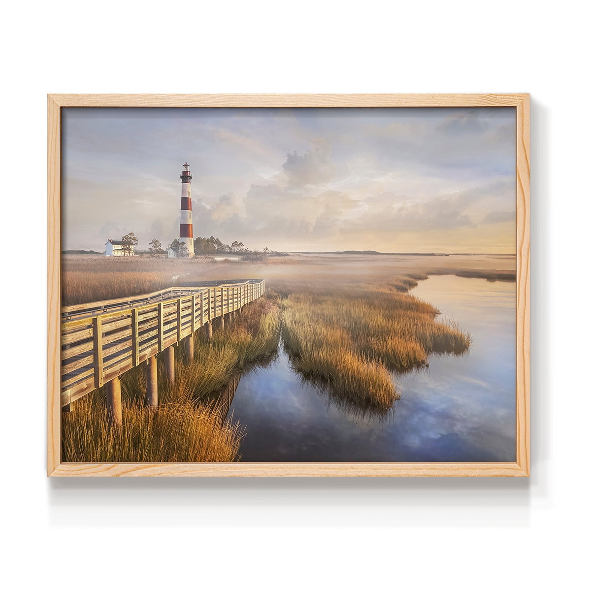 Private Path II by Mike Calascibetta - Restickable Framed Giclée Print