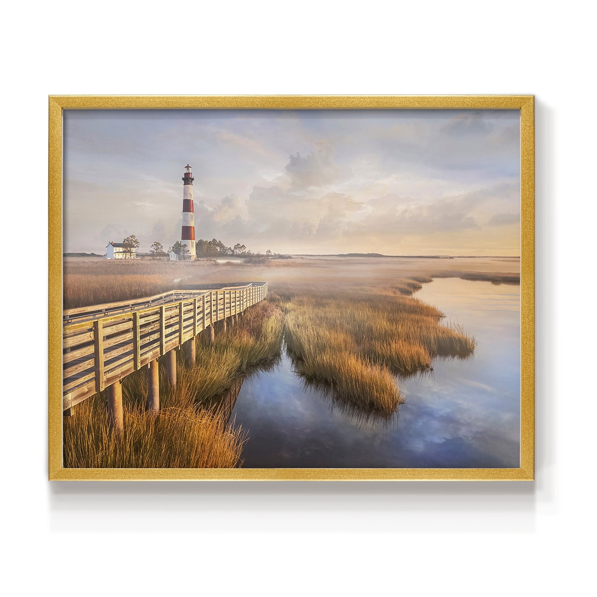Private Path II by Mike Calascibetta - Restickable Framed Giclée Print