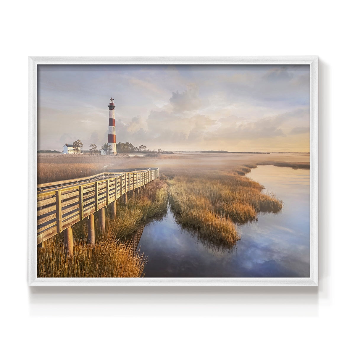 Private Path II by Mike Calascibetta - Restickable Framed Giclée Print