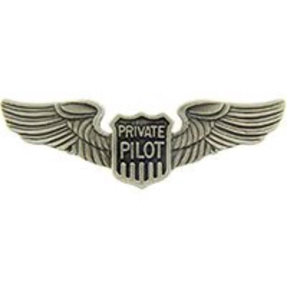 Eagle Emblems P16140 Wing Pin - Private Pilot - 2.88 in.