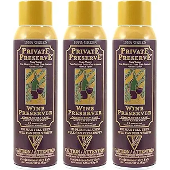 Private Preserve Wine Preservation System, Set of 3 – Wine Stoppers & Cork Sealer for Freshness