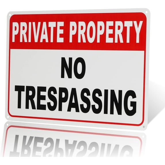 Private Property No Trespassing Sign,The Dog Aluminum Warning Sign,Reserved Parking Sign,Pool Rules Signs,Street Caution Yard Signs (02)