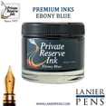thumbnail image 1 of Private Reserve Ink 60ml Bottle Fountain Pen Ink - Ebony Blue (PR17016), 1 of 7