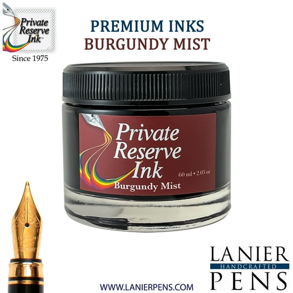 Private Reserve Ink, 60ml Ink Bottle - Burgundy Mist (PR17004)