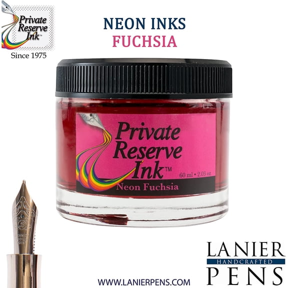 Private Reserve Ink Bottle 60ml - Neon Fuschia (PR17060)