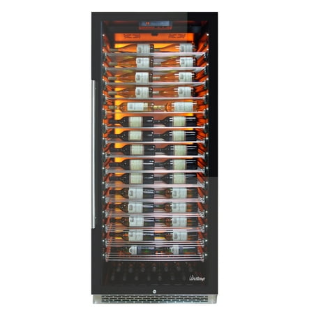 Vinotemp - Private Reserve Series 188-Bottle Commercial Wine Cooler - Black