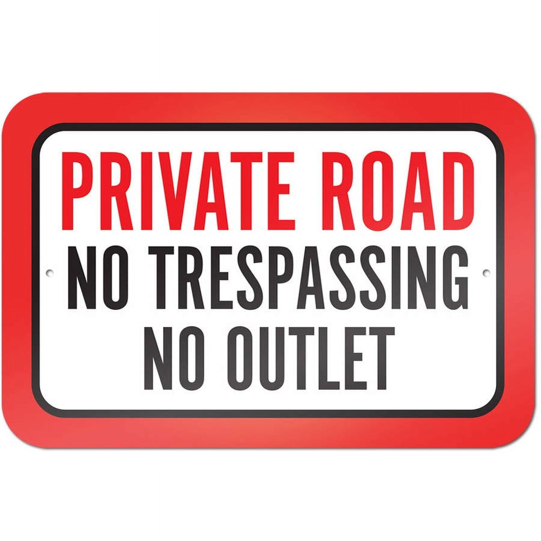 Cartello divertente con scritta in inglese No TRESPASSING