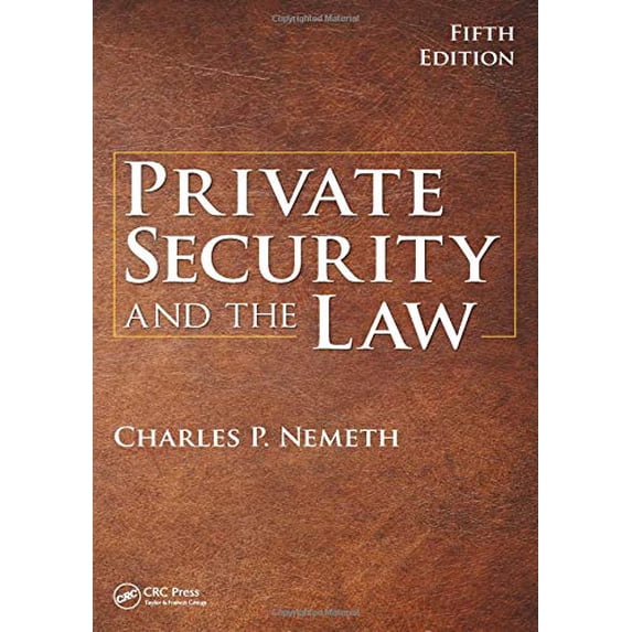 Pre-Owned Private Security and the Law, 9781138738751, 1138738751, Hardcover, 5 edition