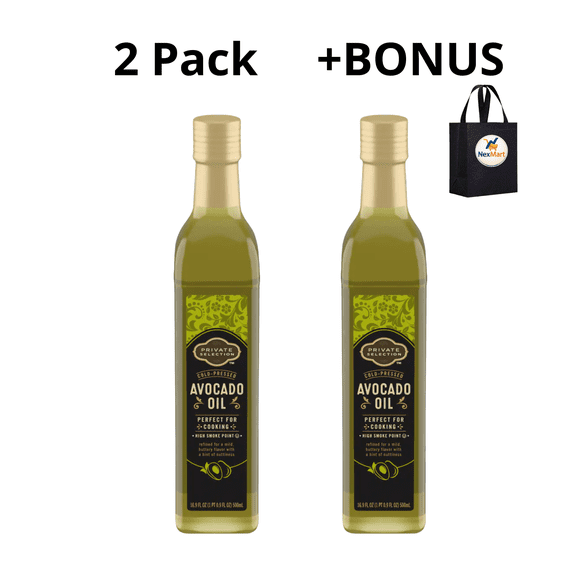 Private Selection Avocado Oil 16.9 oz , 2 Pack + Bonus