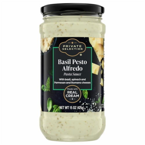 Private Selection Basil Pesto Alfredo Pasta Sauce - 15 oz