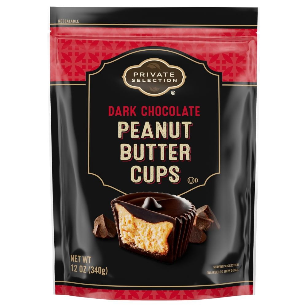 Private Selection Candy Cup Dark Chocolate 12 oz - Pack of 2