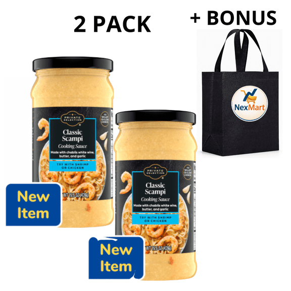 Private Selection Classic Scampi Cooking Sauce 15.5 OZ, 2 Pack