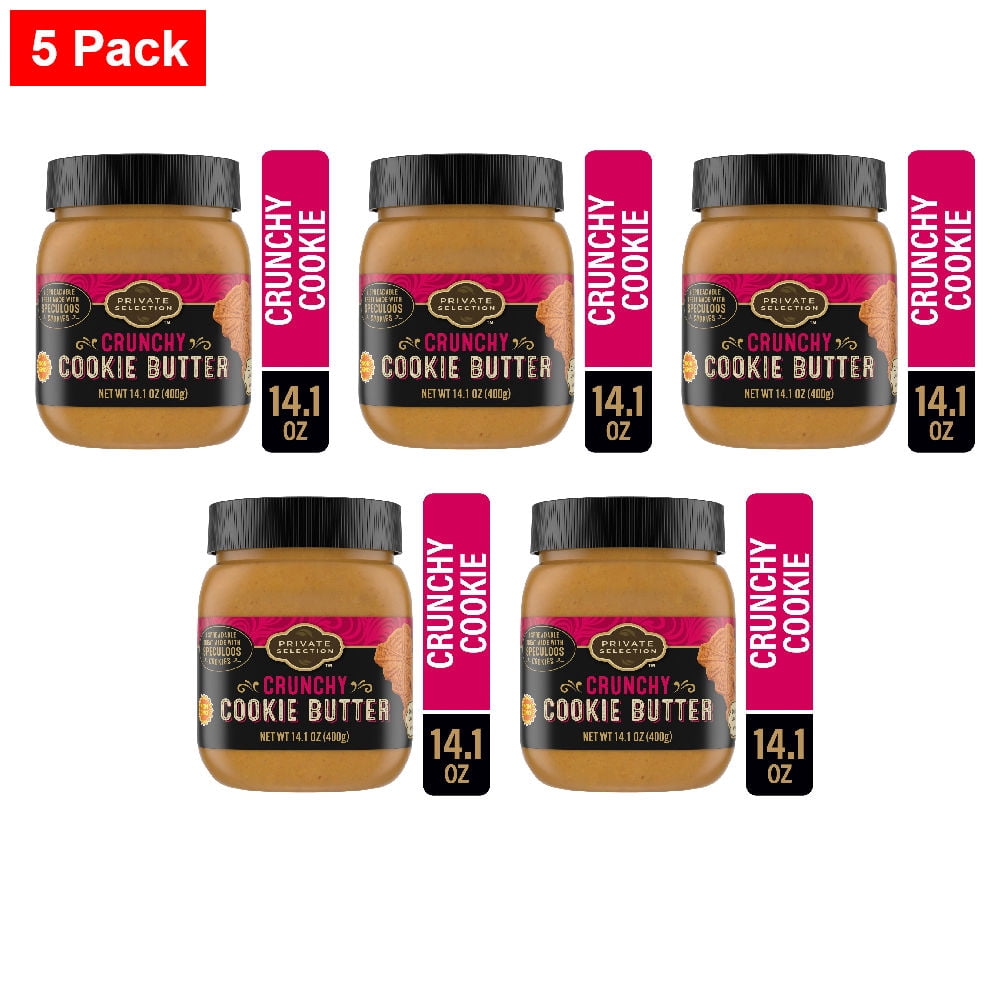 Private Selection Cookie Butter Crunchy 14.1 oz - 5 Pack