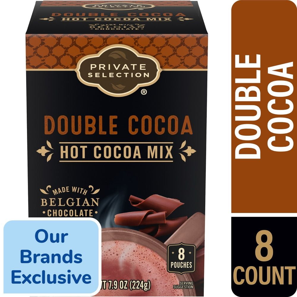 Private Selection Double Cocoa Hot Cocoa Mix 8 ct / 7.9 oz - Pack of 1
