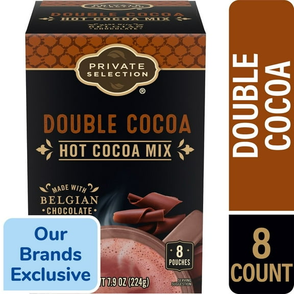 Private Selection Double Cocoa Hot Cocoa Mix 8 ct / 7.9 oz - Pack of 1