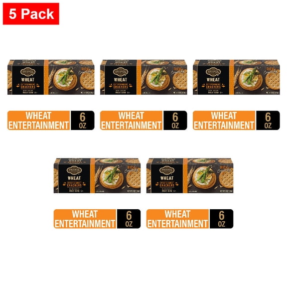 Private Selection Entertainment Wheat Crackers 6 oz - 5 Pack