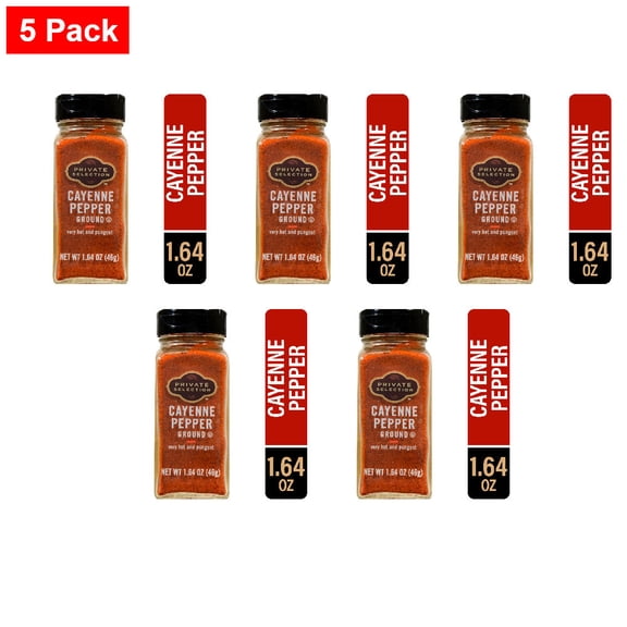 Private Selection Ground Cayenne Pepper Shaker 1.64 oz - 5 Pack