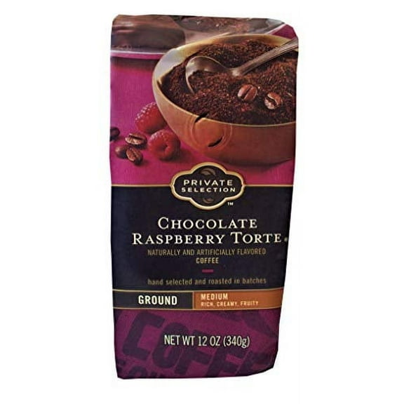 Private Selection Ground Coffee Various Flavors and Sizes (Chocolate Raspberry Torte, 12 oz)