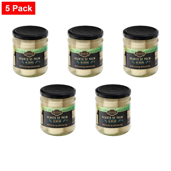 Private Selection Hearts of Palm in Brine 14.4 oz - 5 Pack