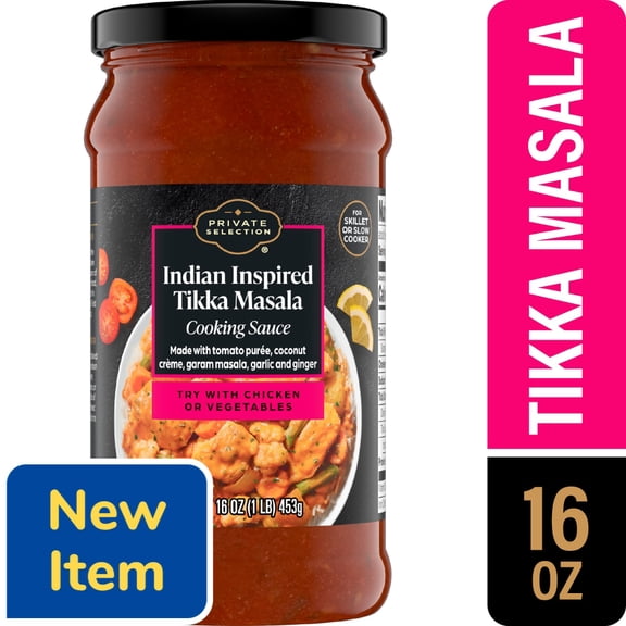 Private Selection Indian Inspired Tikka Masala Cooking Sauce 16 oz - Pack of 1