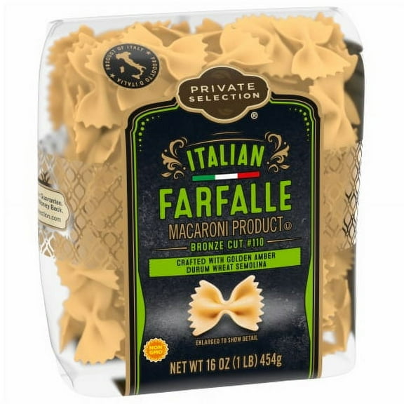 Private Selection Italian Farfalle Pasta -- 16 oz Pack of 2